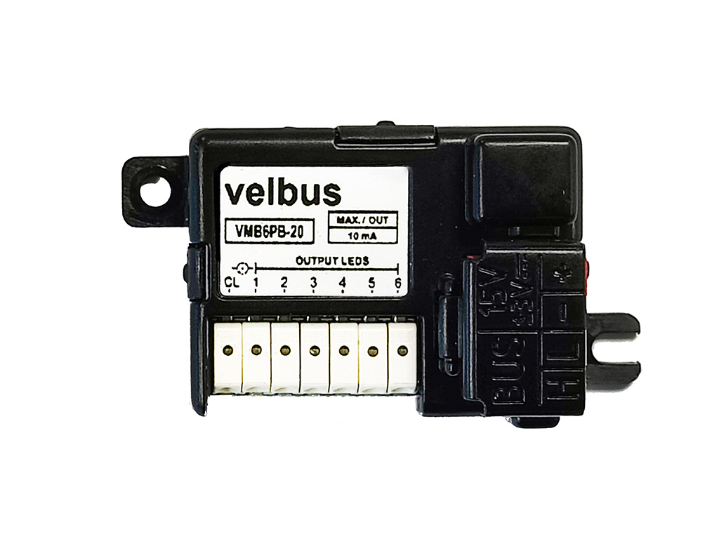 Push-button Interface With 6 Channels For Universal Mounting
